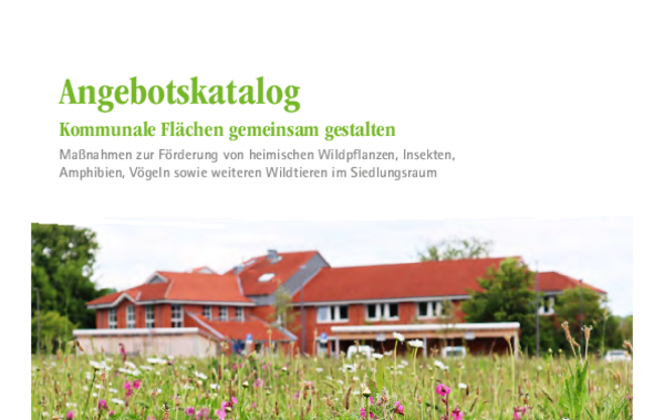 Angebotskatalog 2025 - Kommunale Flächen gemeinsam gestalten